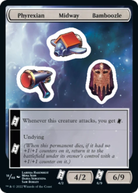 Phyrexian / Midway / Bamboozle Sticker Sheet