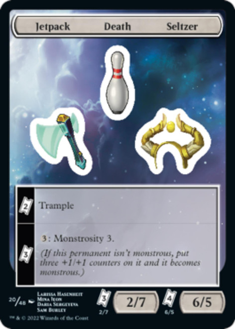 Jetpack / Death / Seltzer Sticker Sheet