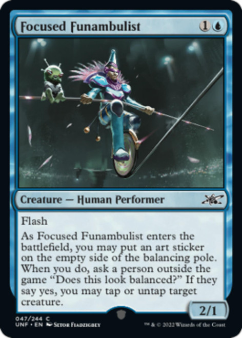 Focused Funambulist (foil)