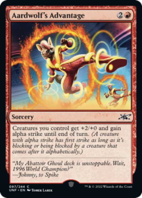 Aardwolf's Advantage (foil)