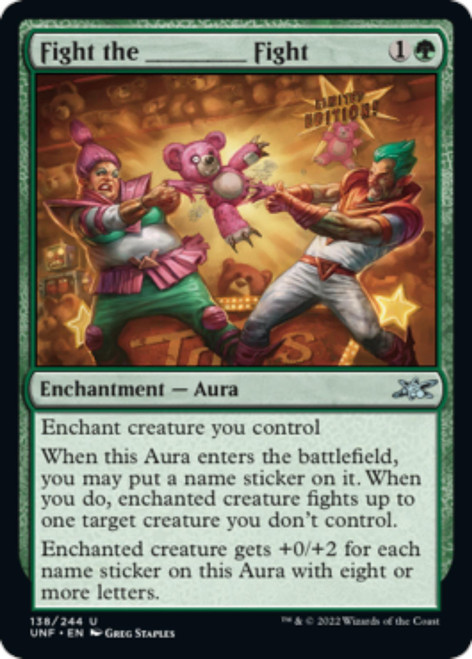 Fight the ______ Fight (foil)