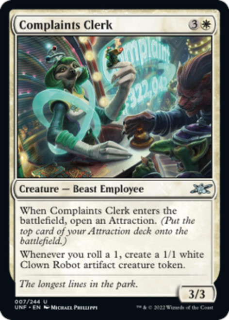 Complaints Clerk (Galaxy foil)