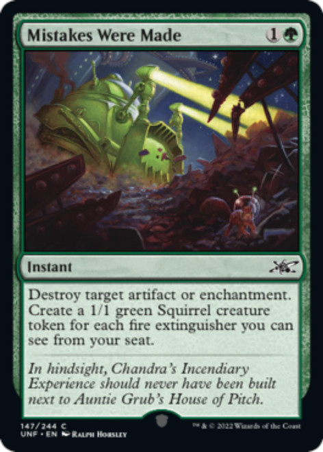 Mistakes Were Made (Galaxy foil)