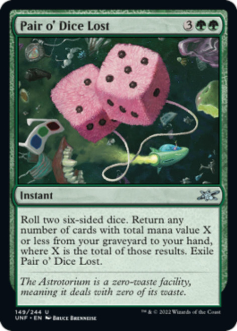 Pair o' Dice Lost (Galaxy foil) | Unfinity