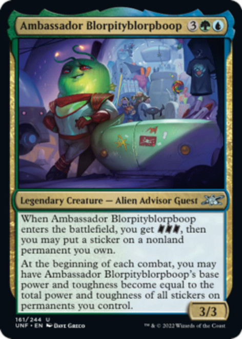 Ambassador Blorpityblorpboop (Galaxy foil)