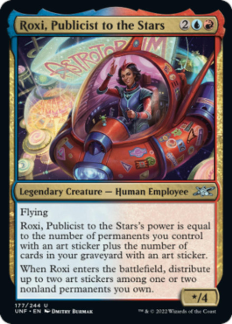 Roxi, Publicist to the Stars (Galaxy foil)