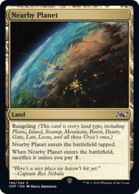 Nearby Planet (Galaxy foil)