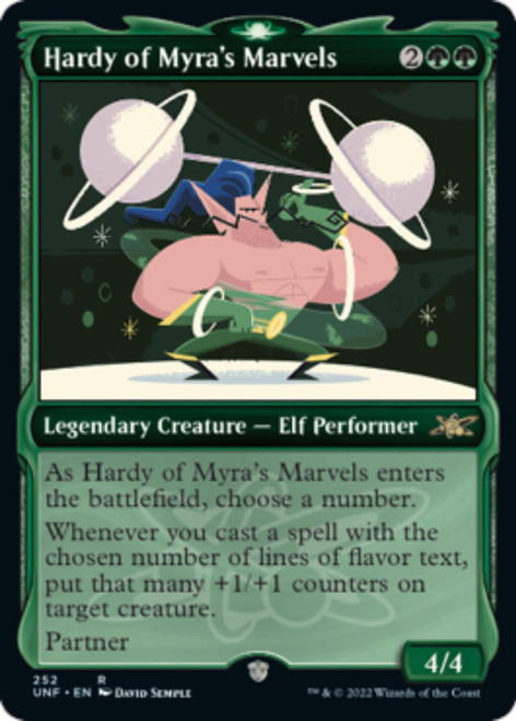Hardy of Myra's Marvels (Showcase Art Galaxy foil)