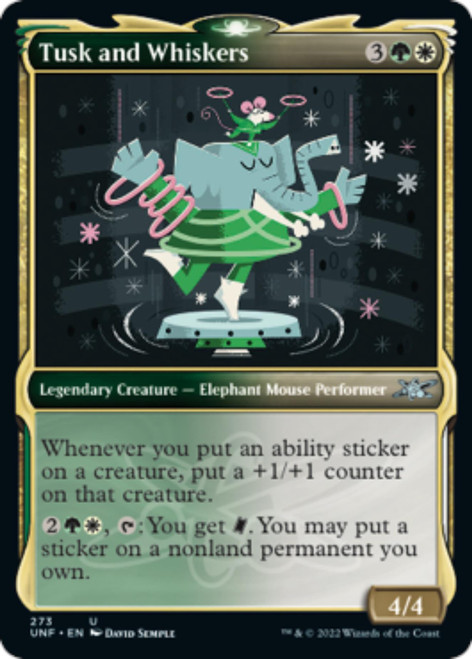 Tusk and Whiskers (Showcase Art Galaxy foil)