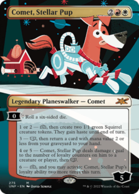 Comet, Stellar Pup (Borderless Art Galaxy foil)