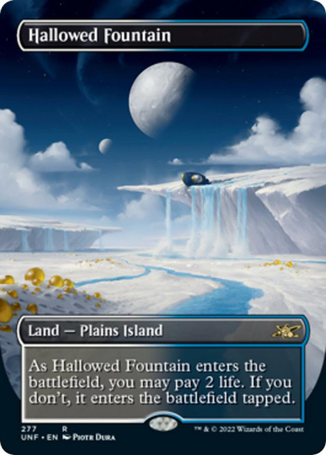 Hallowed Fountain (Borderless Galaxy foil) | Unfinity