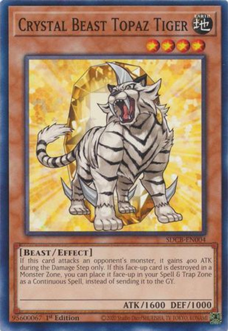 SDCB-EN004 Crystal Beast Topaz Tiger