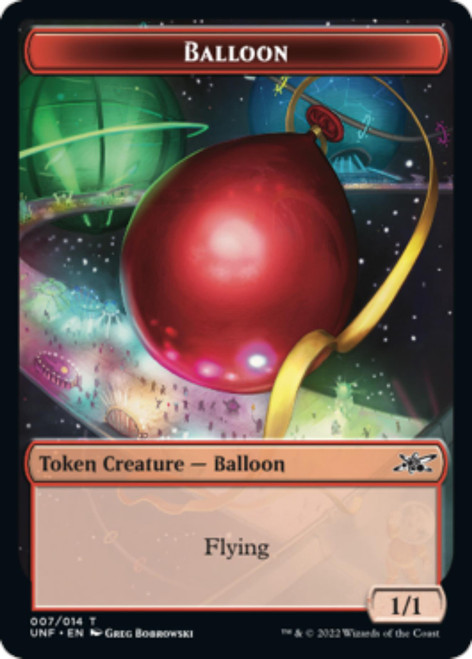 Unfinity Clown Robot #2 / Balloon Token (foil)