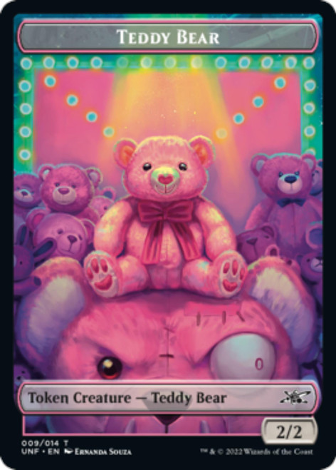 Unfinity Teddy Bear / Food #10 Token (foil)