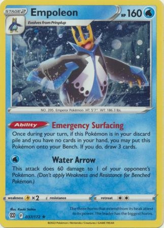 Brilliant Stars 037/172 Empoleon (Cosmo Holo)