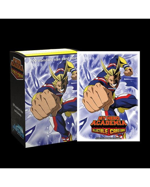 Dragon Shield Matte Art Sleeves - My Hero Academia - All Might Punch (100)