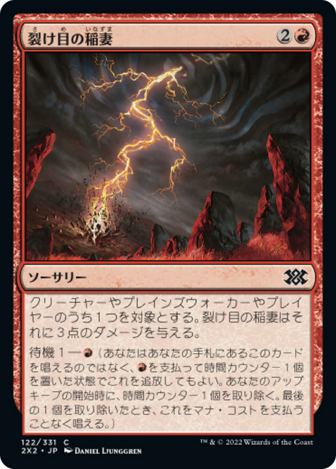 Rift Bolt (foil) (Japanese) | Double Masters 2022