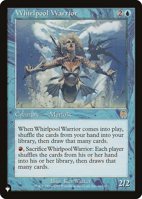 Whirlpool Warrior (The List Reprint)