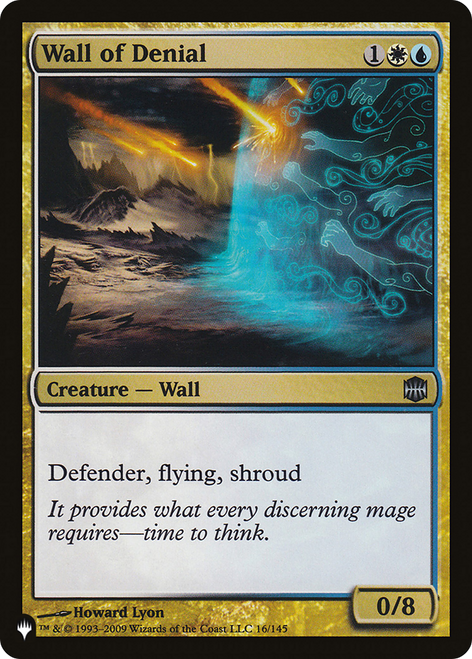 Wall of Denial (The List Reprint)