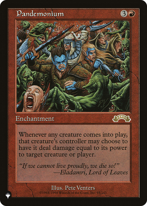 Pandemonium (The List Reprint)