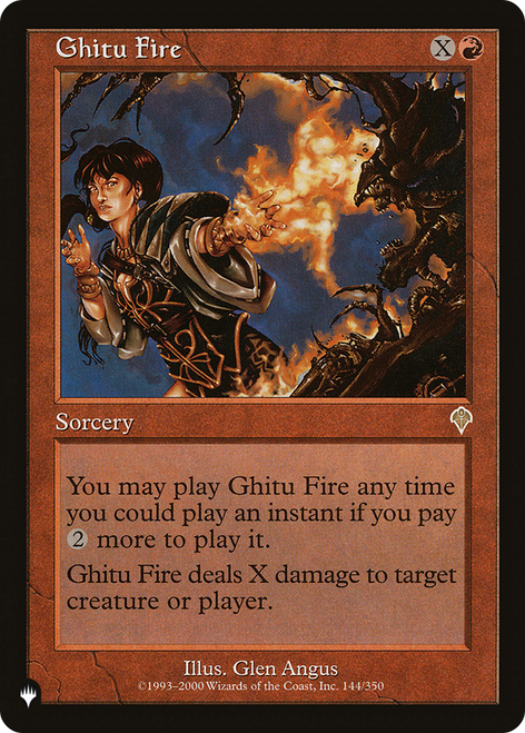 Ghitu Fire (The List Reprint)