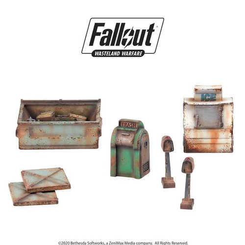 Fallout: Wasteland Warfare - Terrain Expansion: Boston Street Scatter