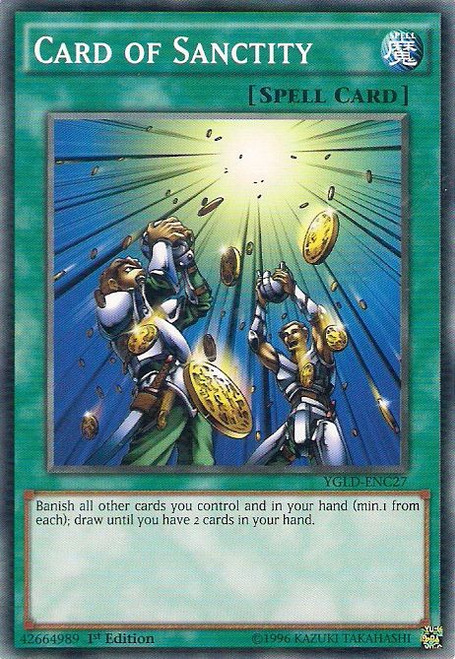 YGLD-ENC27 Card of Sanctity
