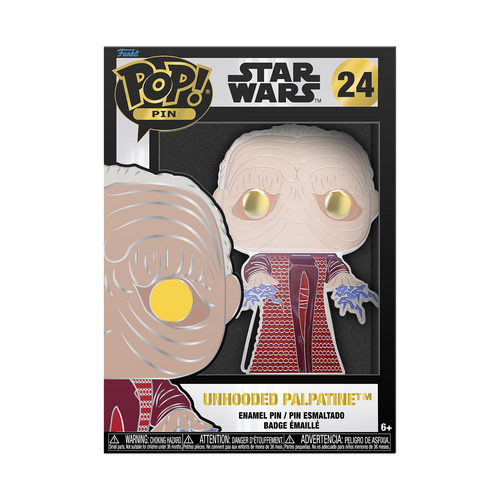 POP! Pin: Star Wars #24 Unhooded Palpatine