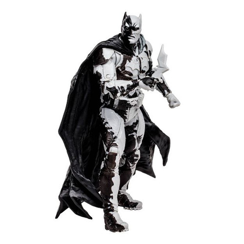 Page Punchers: Batman (Line Art Variant) 7-Inch figure with Black Adam Comic