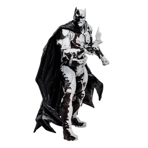 Page Punchers: Batman (Line Art Variant) 7-Inch figure with Black Adam Comic