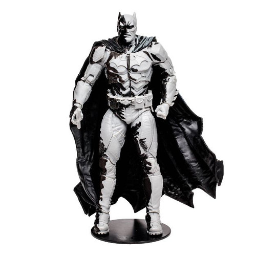 Page Punchers: Batman (Line Art Variant) 7-Inch figure with Black Adam Comic