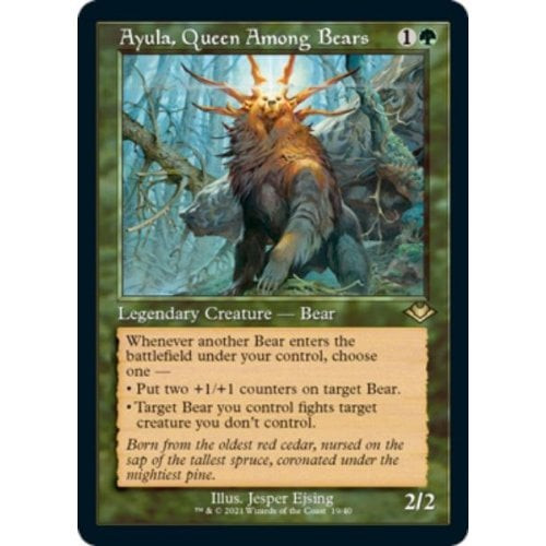Ayula, Queen Among Bears (Retro Frame) (foil)