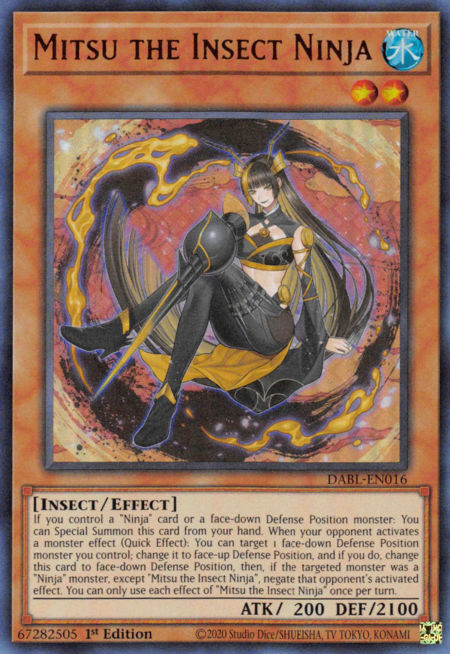 DABL-EN016 Mitsu the Insect Ninja (Ultra Rare)