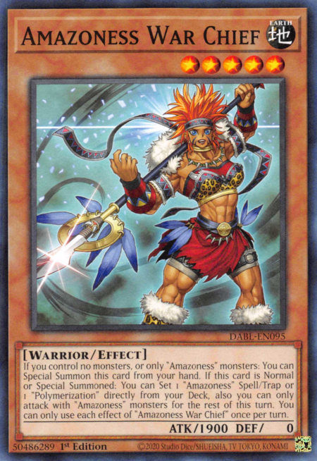 DABL-EN095 Amazoness War Chief