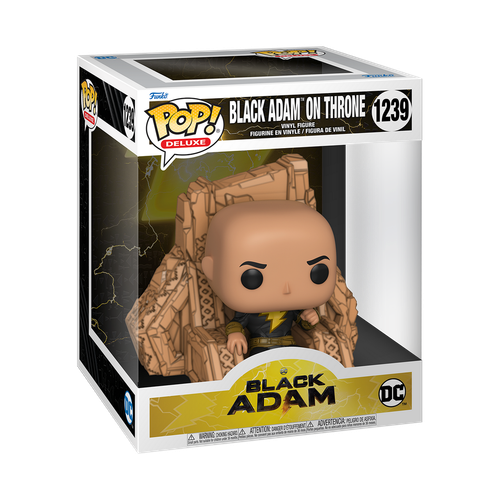 POP! Movies - Black Adam #1239 Black Adam on Throne (Deluxe)