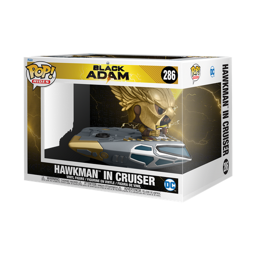 POP! Rides #286 Black Adam - Hawkman in Cruiser