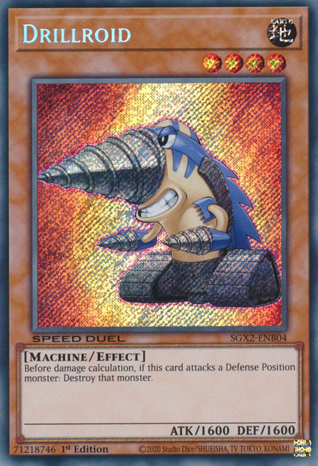 SGX2-ENB04 Drillroid (Secret Rare)