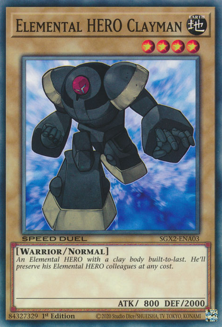 SGX2-ENA03 Elemental HERO Clayman