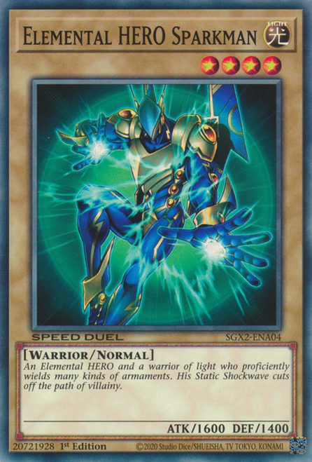 SGX2-ENA04 Elemental HERO Sparkman