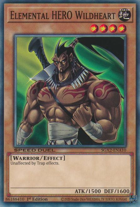 SGX2-ENA10 Elemental HERO Wildheart