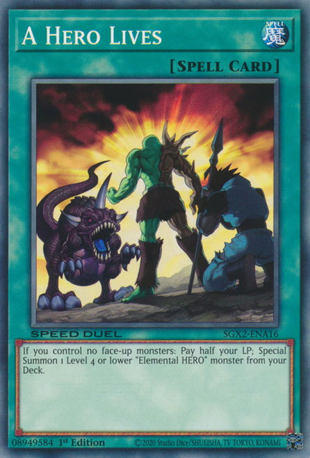 SGX2-ENA16 A Hero Lives (Common)