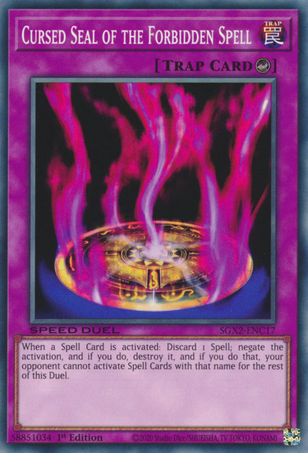 SGX2-ENC17 Cursed Seal of the Forbidden Spell