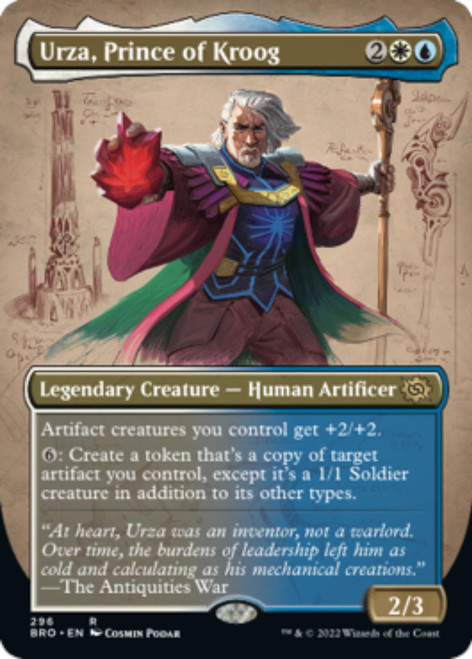 Urza, Prince of Kroog (Borderless Art)