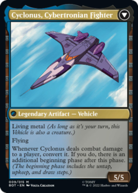 Cyclonus, the Saboteur // Cyclonus, Cybertronian Fighter