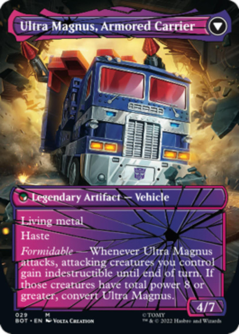 Ultra Magnus, Tactician // Ultra Magnus, Armored Carrier (Shattered Glass Frame)