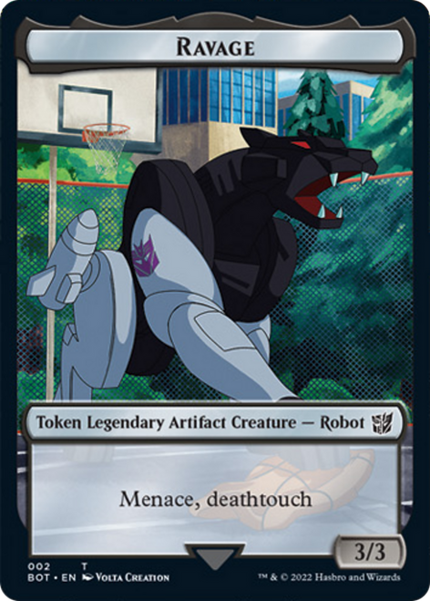 Transformers - Ravage Token