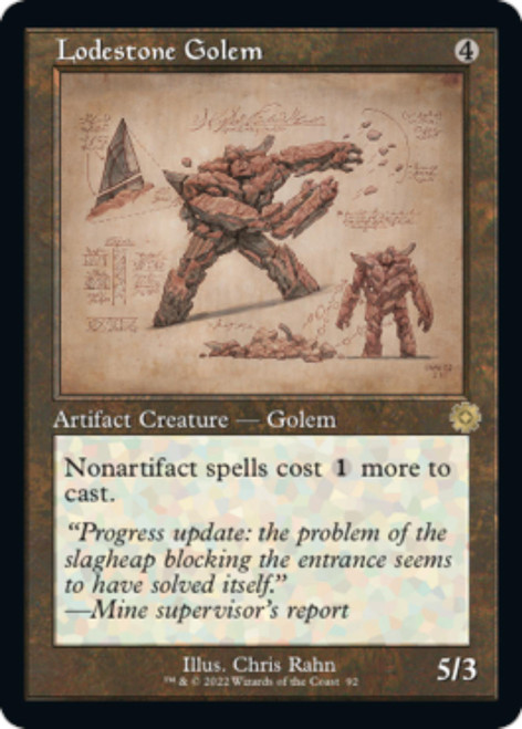 Lodestone Golem (Schematic Art)