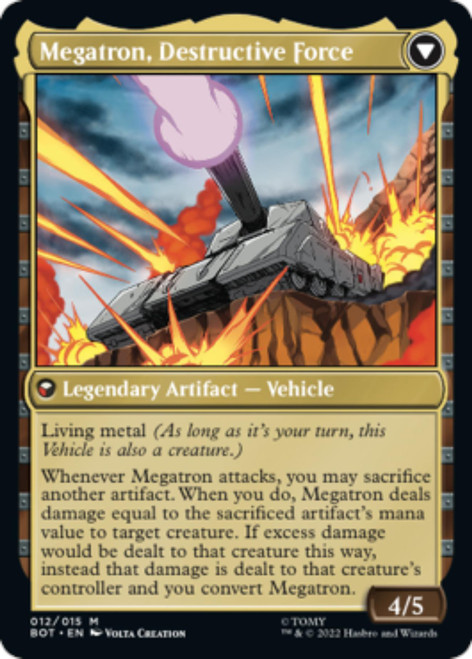 Megatron, Tyrant // Megatron, Destructive Force (foil)