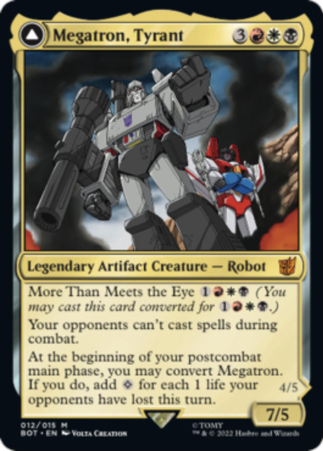 Megatron, Tyrant // Megatron, Destructive Force (foil)