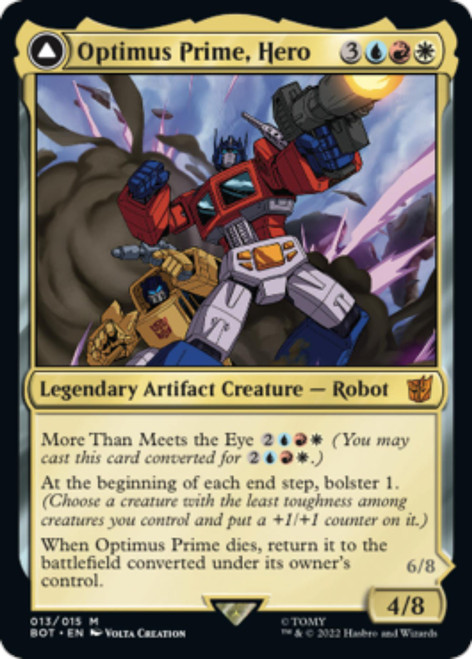 Optimus Prime, Hero // Optimus Prime, Autobot Leader (foil)